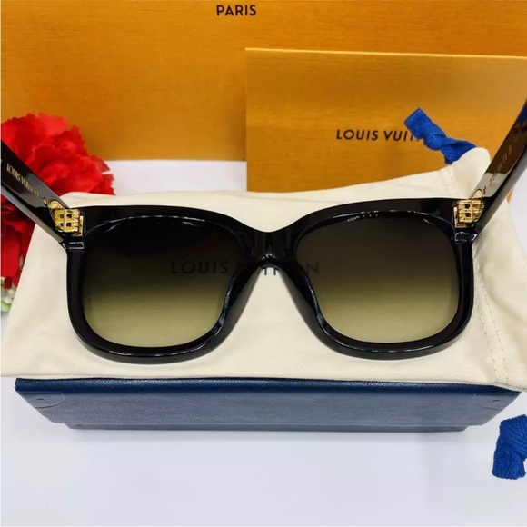 Authentic Louis Vuitton My Monogram Cat Eye Sunglasses Z1526W amazing! - Picture 12 of 16